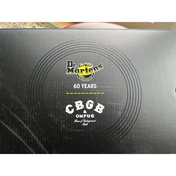 Dr. Martens x CBGB @ OMFUG 60th Anniversary 8-hole boots UK4 US6 (Womens)  NIB - Picture 10 of 10